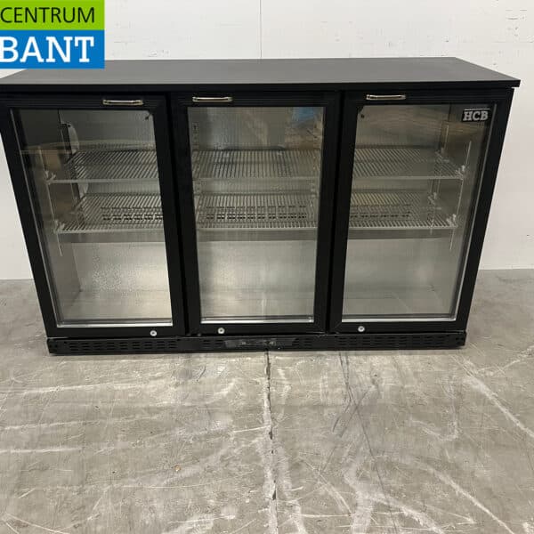Backbar Bar Refrigeration Glass sliding doors 337 liters 135 cm 230V Horeca