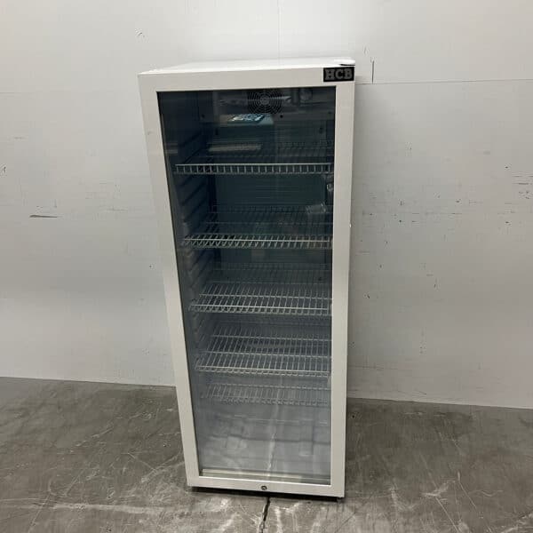 HCB Glass Door Refrigerator Beverage Refrigerator Glass Door 248 liters 230V Catering