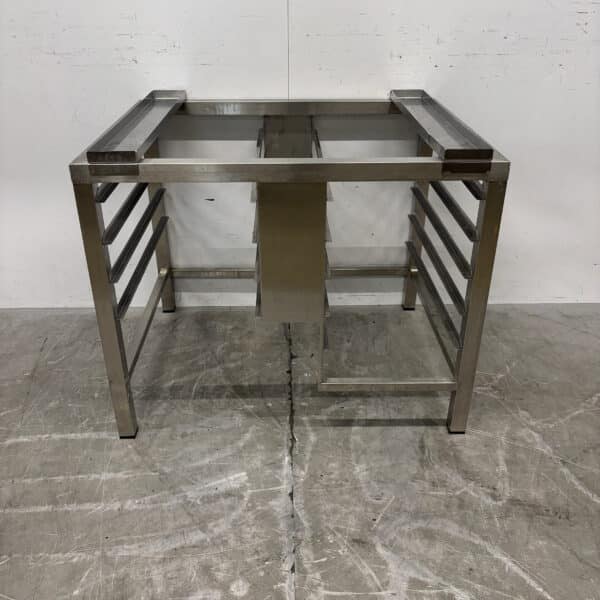 Stainless Steel Steamer Base with Shelving Unit, 9 x 1/1 GN, 89 x 82 x 90 cm, Food Service