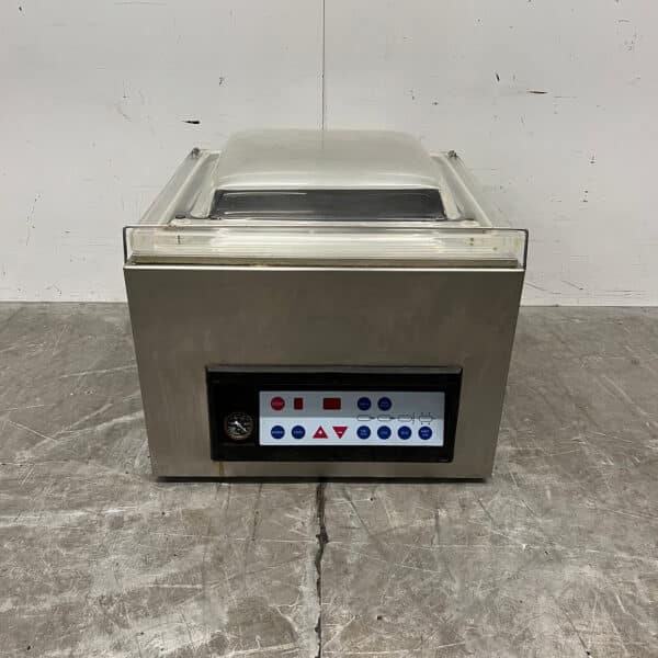 Stainless Steel Henkovac Vacuum Sealer with Gas Packaging Function, 230V, for the Food Service Industry