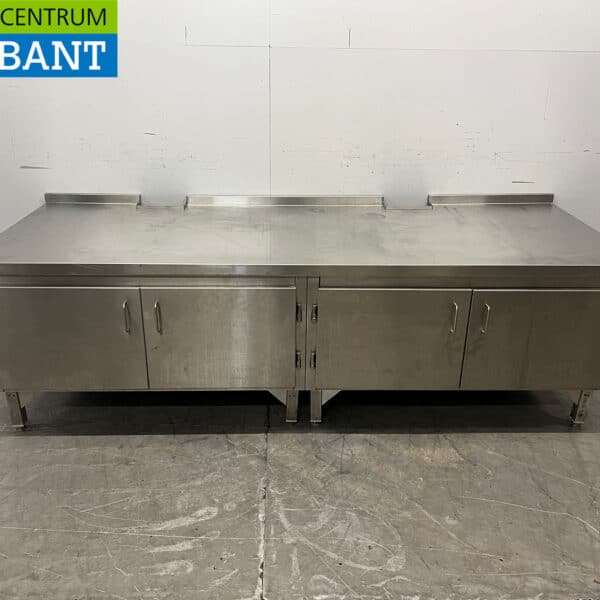 Stainless Steel Work Cabinet, Base Cabinet, 200 x 80 x 67 cm, Food Service