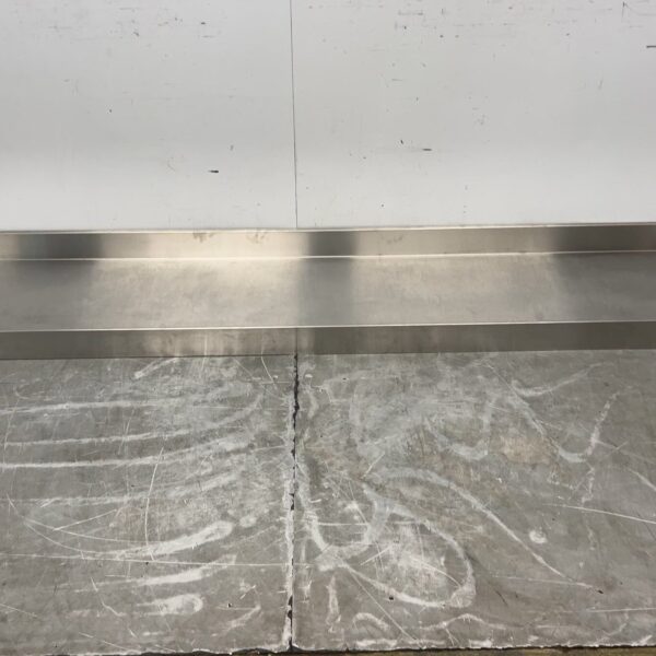 RVS Wandschap Schap 241x46x10 cm Horeca