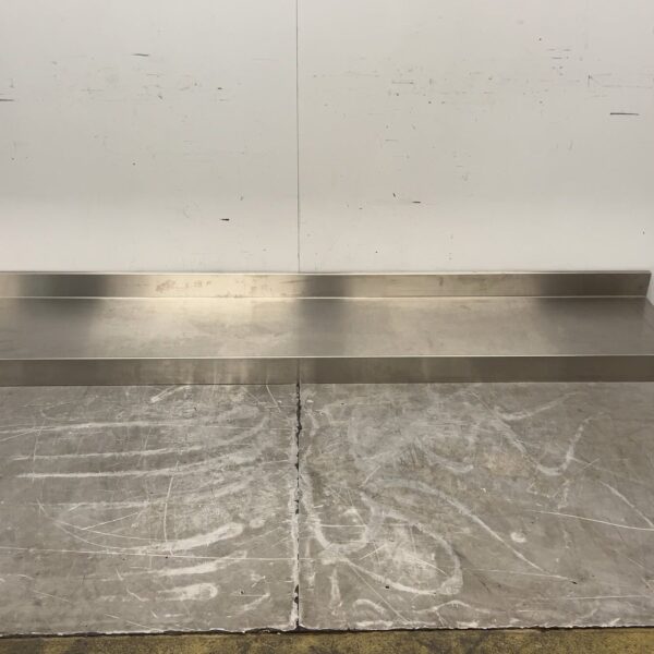 RVS Wandschap Schap 263.5x46x10 cm Horeca