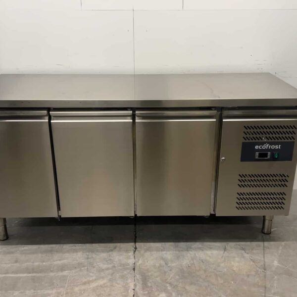 Stainless Steel Ecofrost Refrigerated Workbench, 230V, for the Food Service Industry