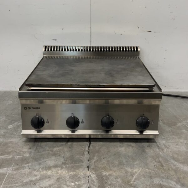 Tecnoinox PP70E7 Stainless Steel Hot Plate, 400V, 70 x 70 x 31 cm, Food Service