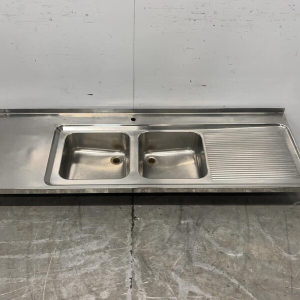 Stainless Steel Sink Tray 180.5 x 60.5 x 4 cm, Food Service