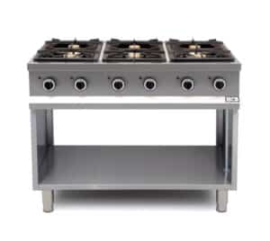 6 burner gas stoves
