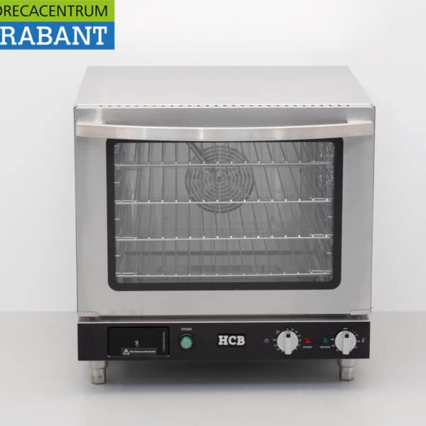 HCB Stainless Steel Hot-Air Oven, Convection Oven with Humidification Function, 230V, Food Service