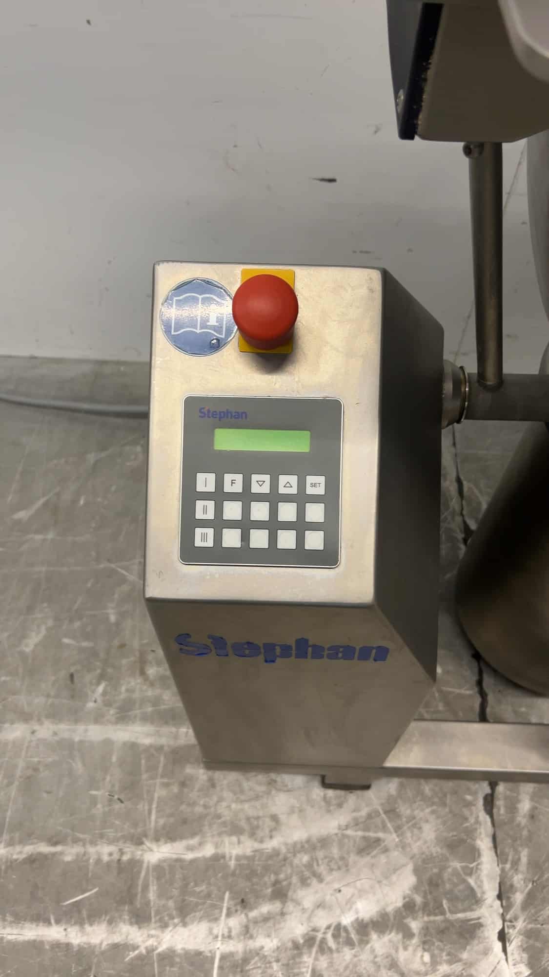 Stainless Steel Stephan UM 44 Universal Cutter, 45 liters, 400V, 80 x 53 x 108 cm, Food Service