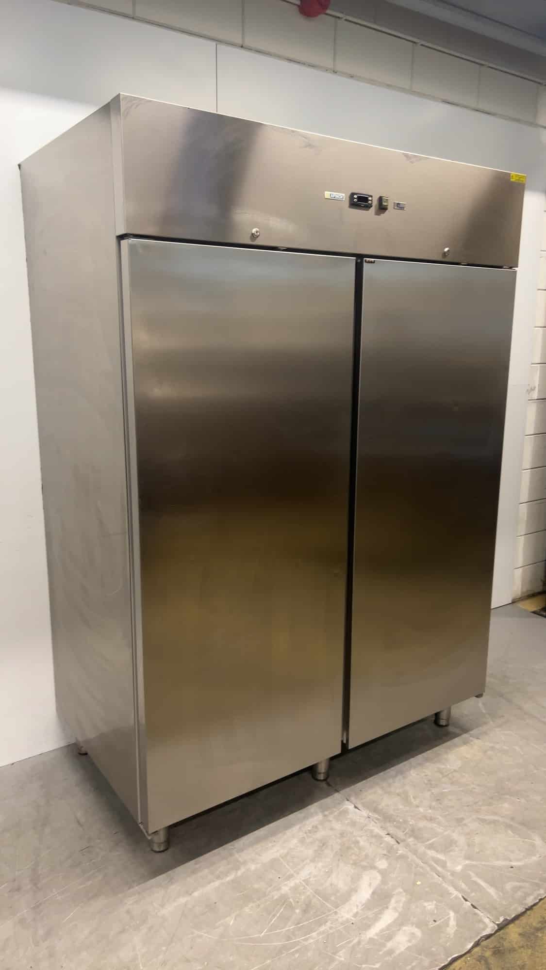 Afinox 14 ARTIC Stainless Steel Double-Door Refrigerator, 1,400 liters, 230V, Commercial Use