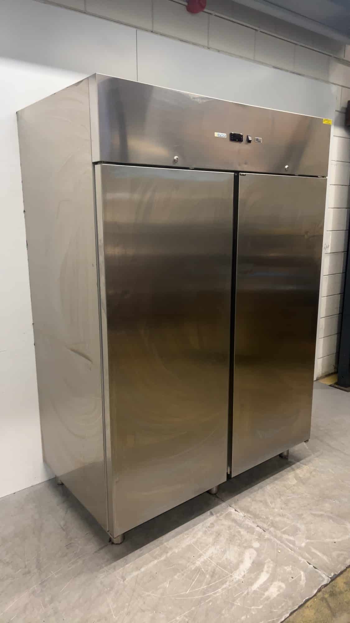 Afinox 14 ARTIC Stainless Steel Double-Door Refrigerator, 1,400 liters, 230V, Commercial Use