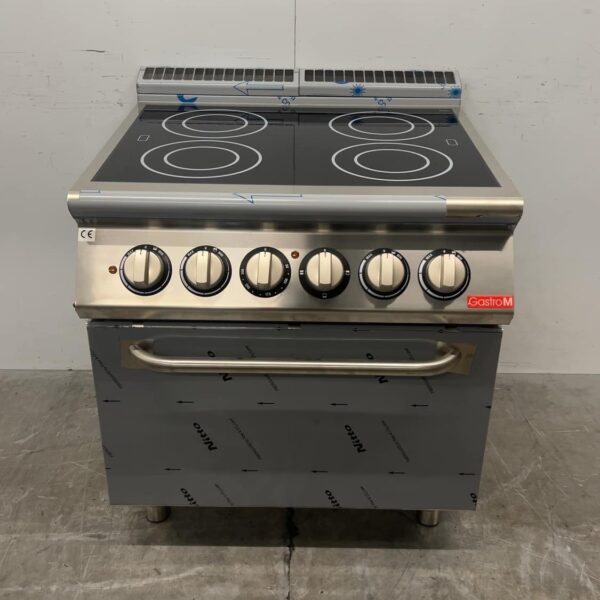 Stainless Steel Gastro M GM70/80 CFVE Induction Cooktop with Oven, 15.2 kW, 400 V, Food Service
