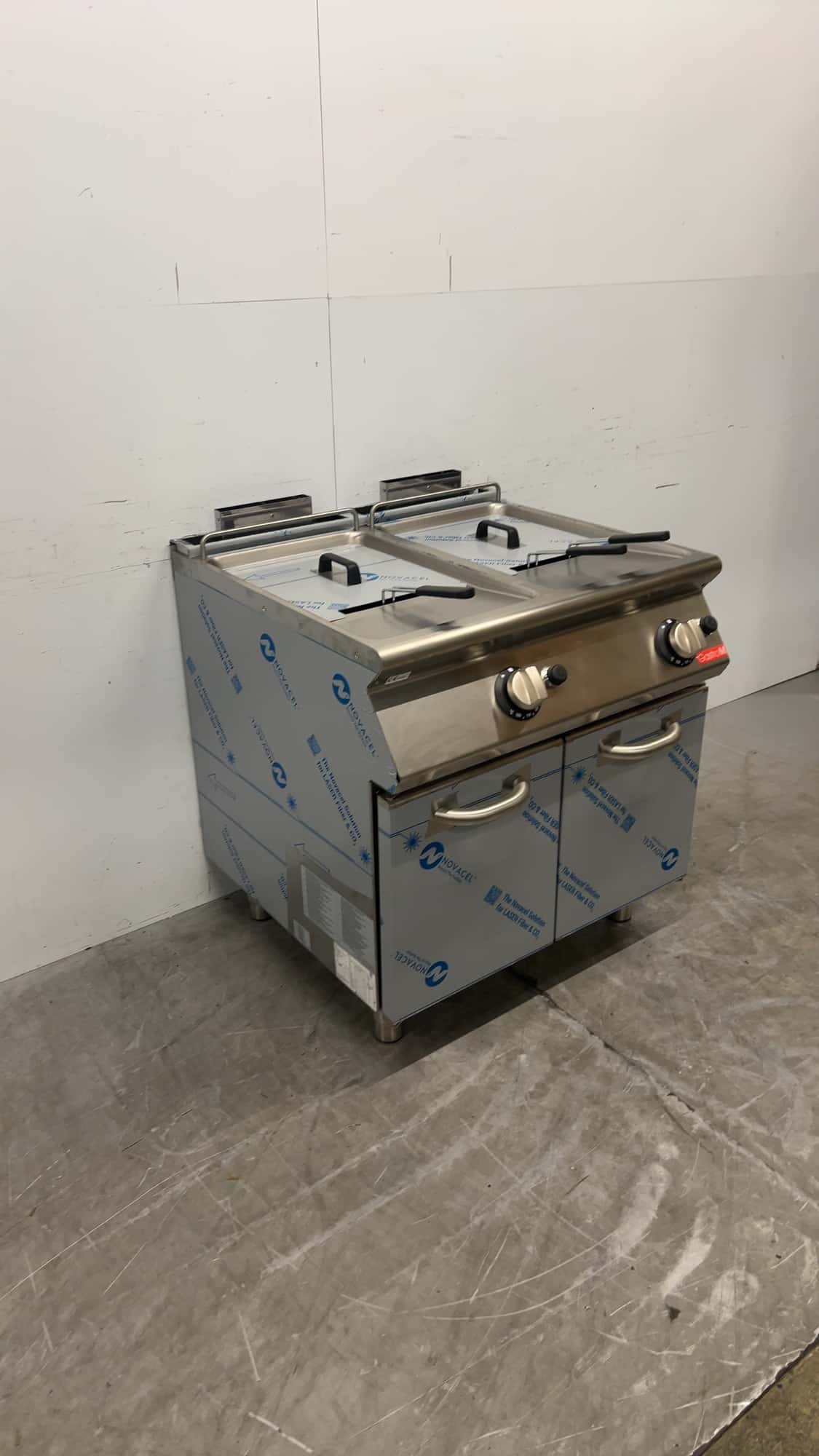 Stainless Steel Gastro M GM70/80 FRGS Double Fryer, 24 kW, GAS, Food Service