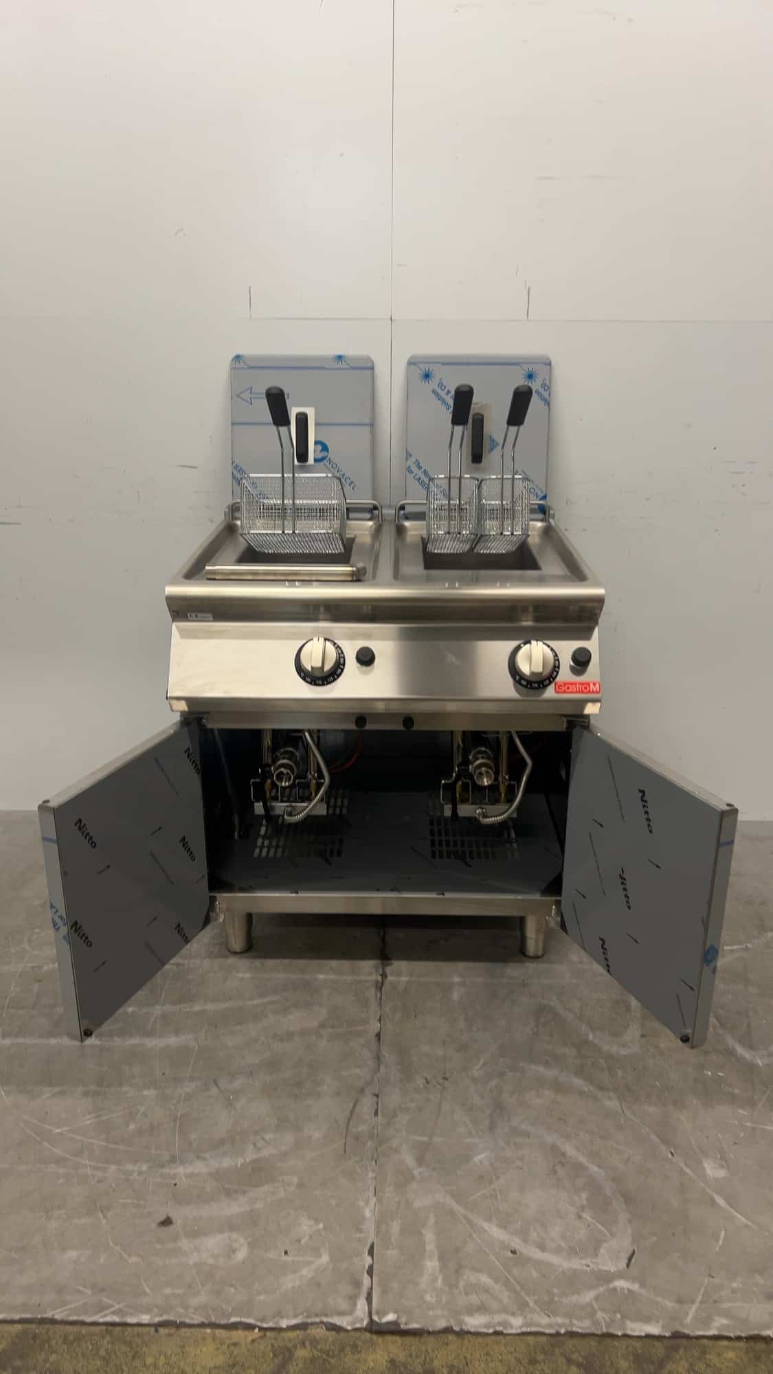 Stainless Steel Gastro M GM70/80 FRGS Double Fryer, 24 kW, GAS, Food Service