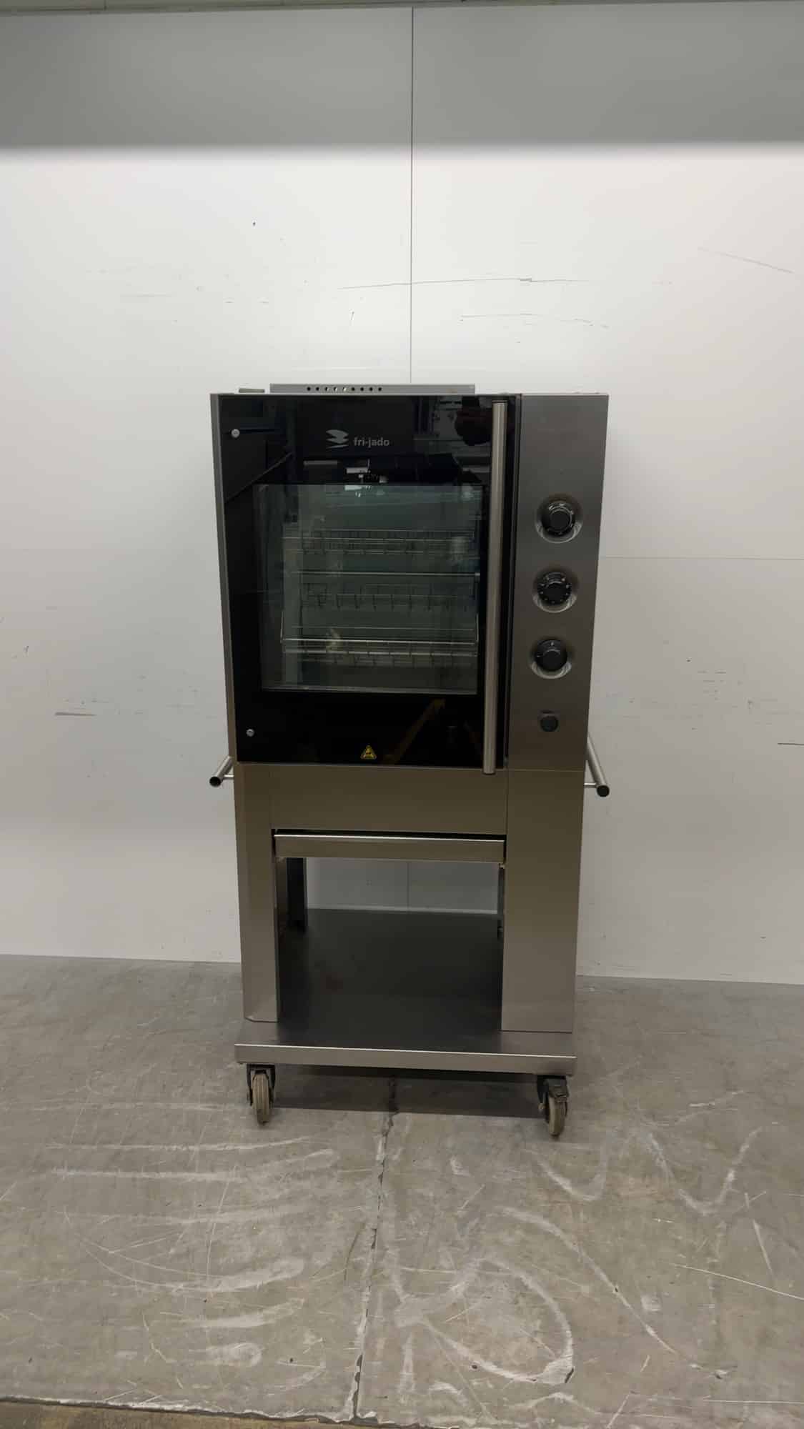 Stainless Steel Fri-jado TDR-5-M Chicken Grill (holds approx. 15 chickens), 400V, Food Service