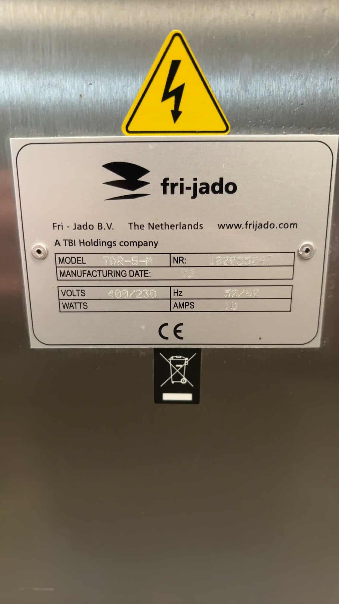 Stainless Steel Fri-jado TDR-5-M Chicken Grill (holds approx. 15 chickens), 400V, Food Service
