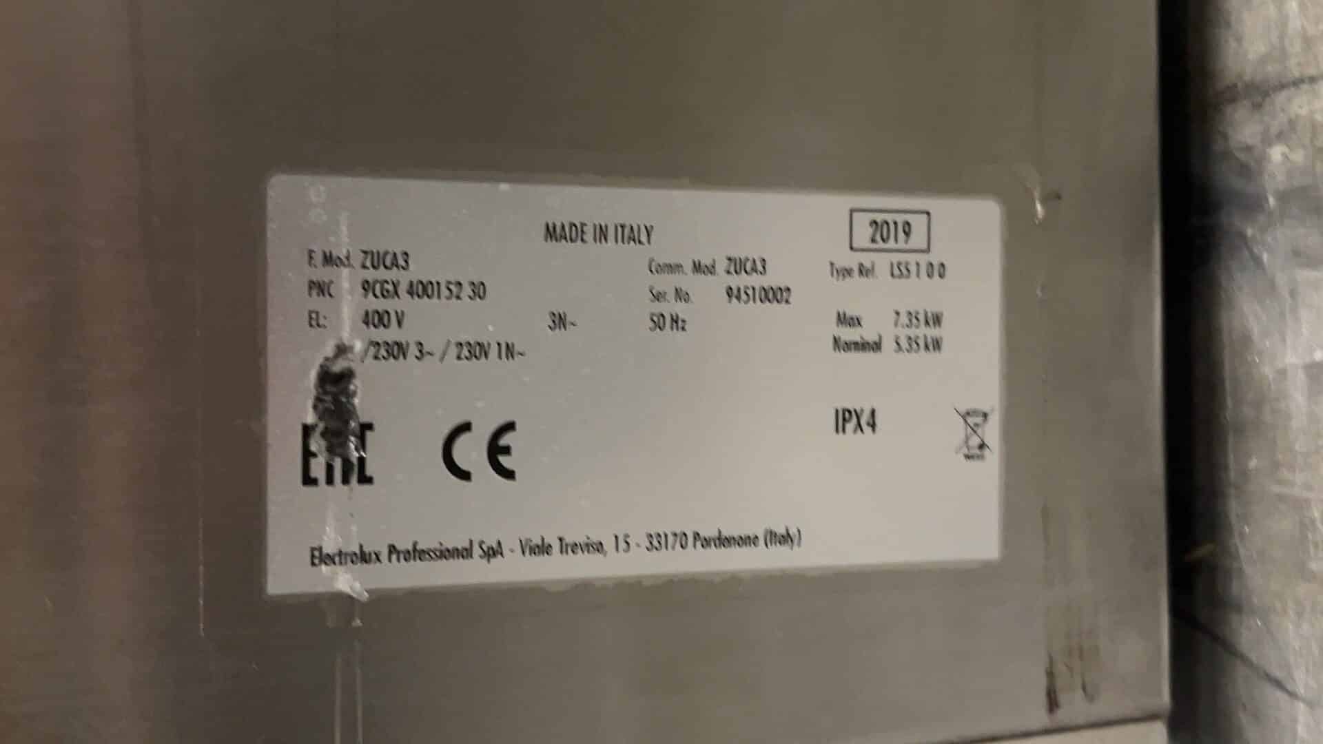 Zanussi ZUCA3 Stainless Steel Dishwasher, 3.6 kW, 230V, 60 x 61 x 83.5 cm, Commercial Use