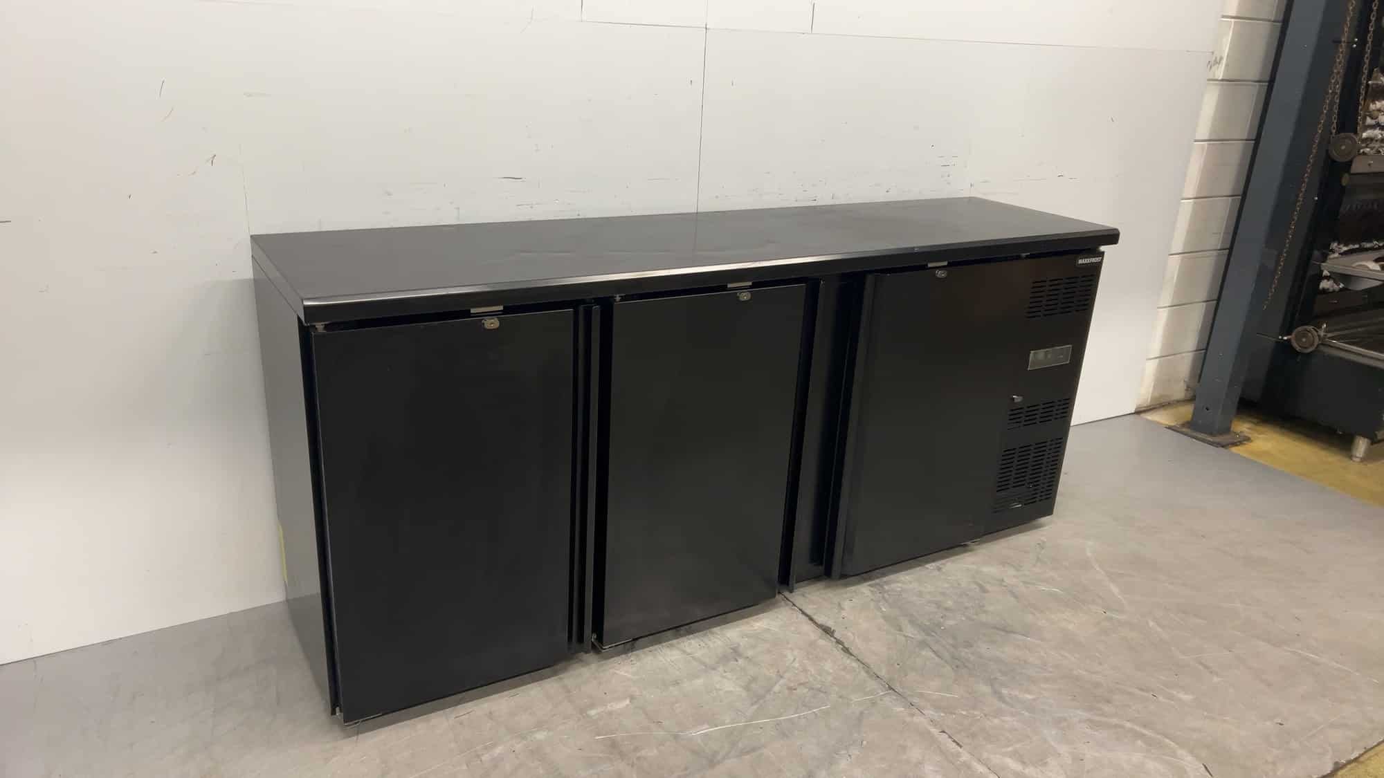 gepoedercoat staal Maxxfrost MBK-3 Barkoeling 355 liter 0.32 kW 200 x 51.5 x 87 cm 230V Horeca