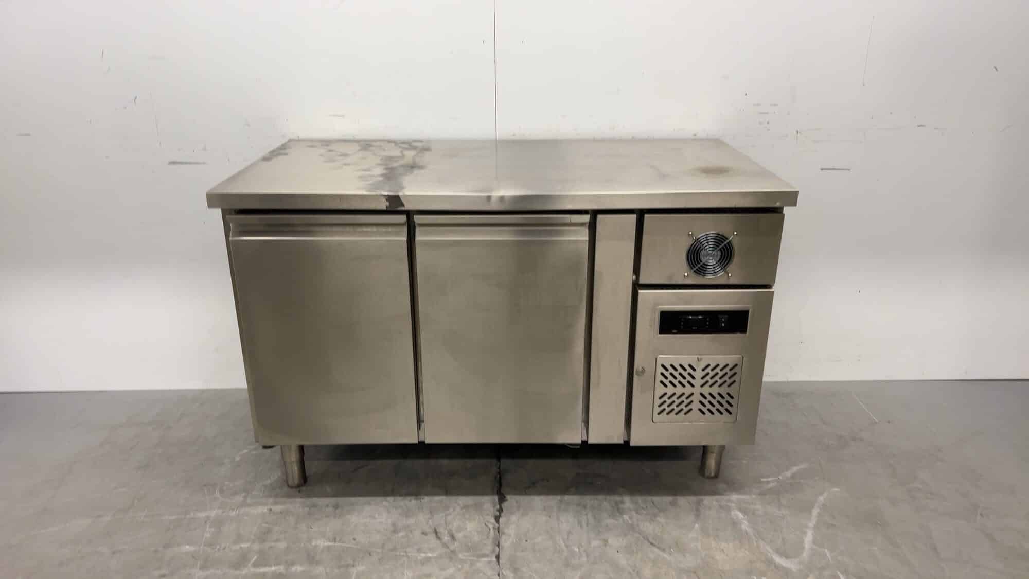 RVS Maxxfrost MVWB-2D Koelwerkbank 216 liter 136 x 70 x 89 cm 230V Horeca